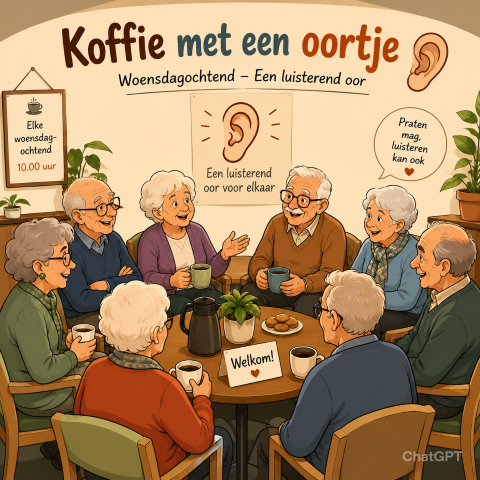Koffie met een oortje